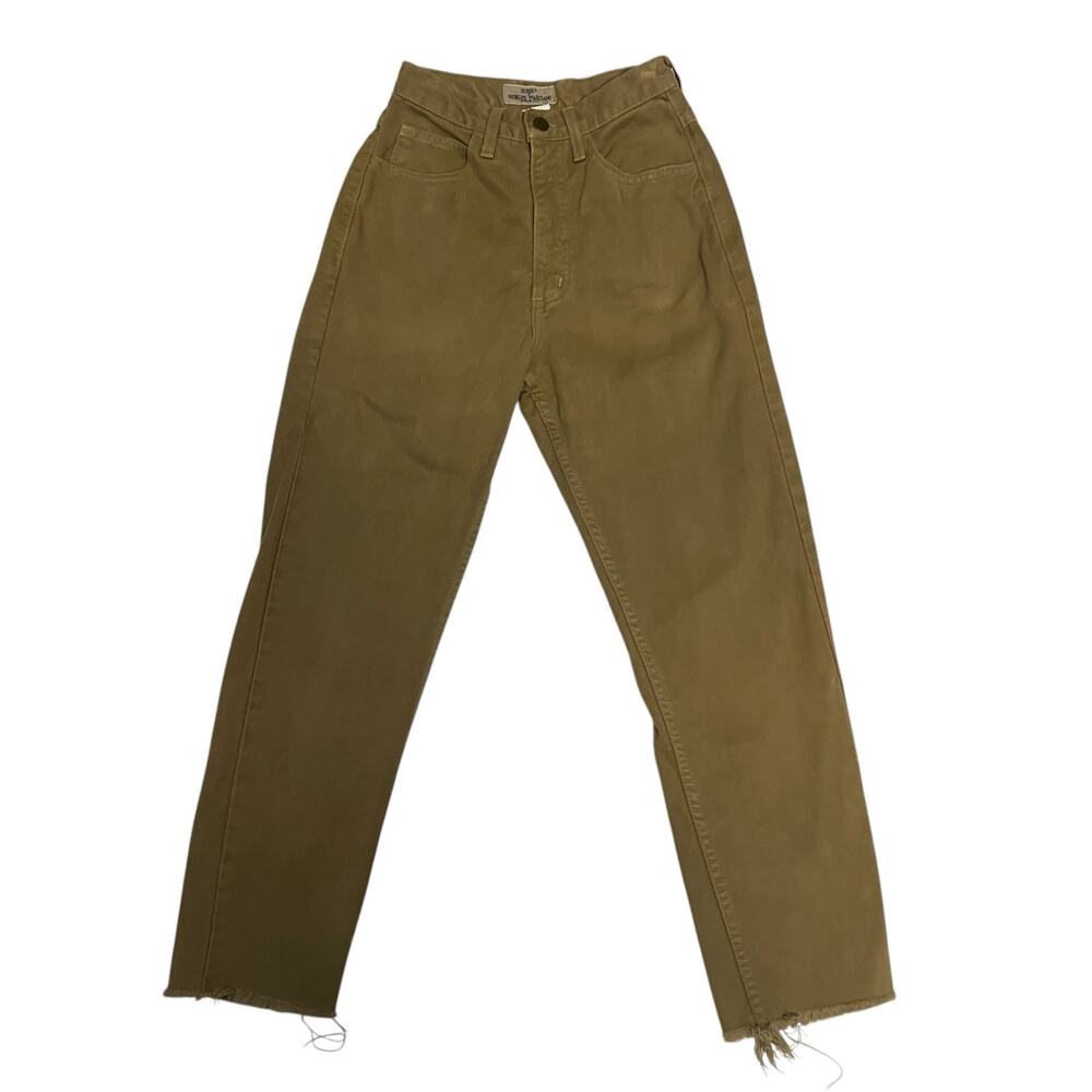 Vintage Guess by Georges Marciano Women's Tan Straight Leg Cropped Pants Size 26